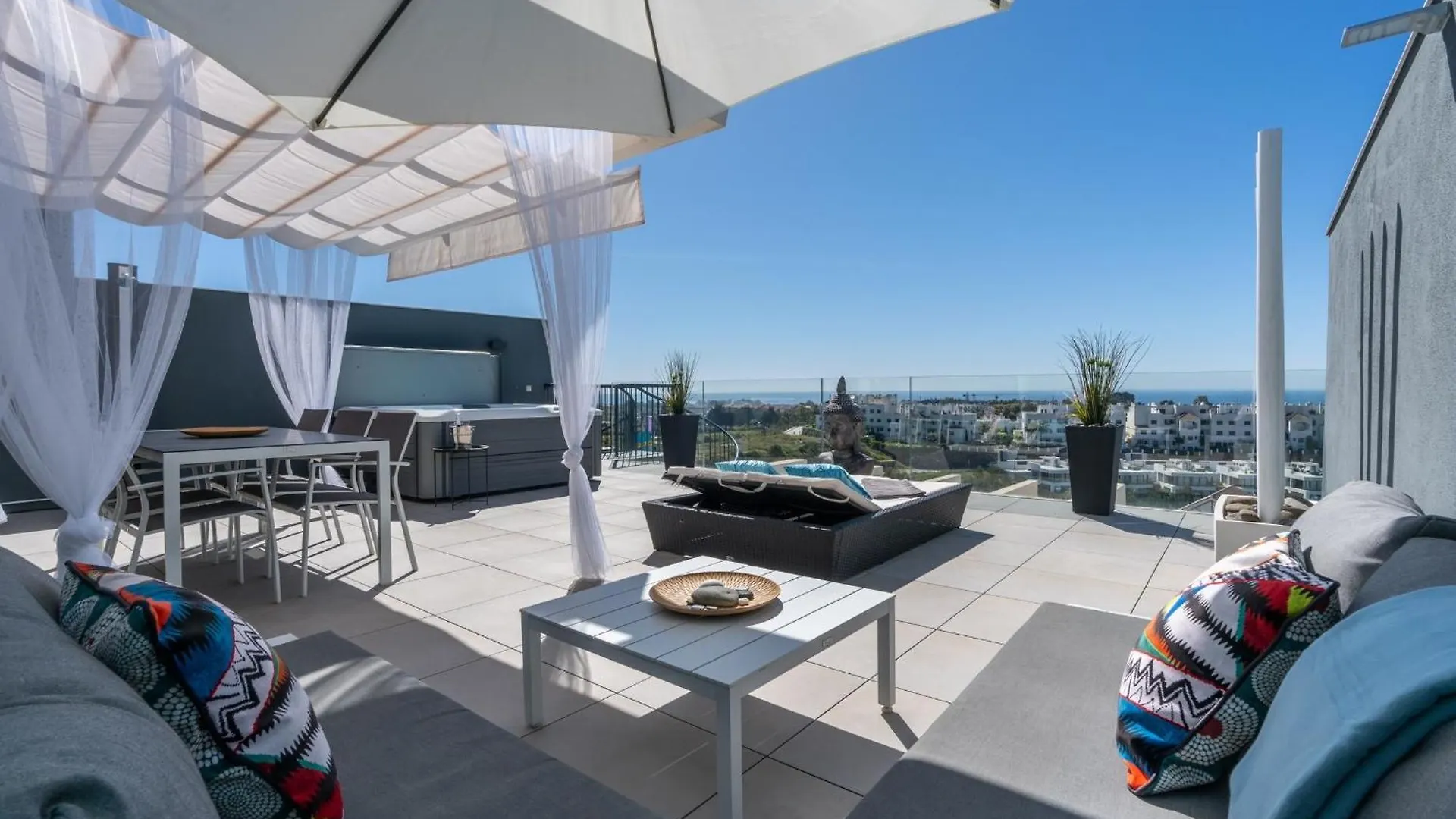Oasis 325 New Luxury Penthouse With Amazing Sea View And Private Jacuzzi Apartment Estepona